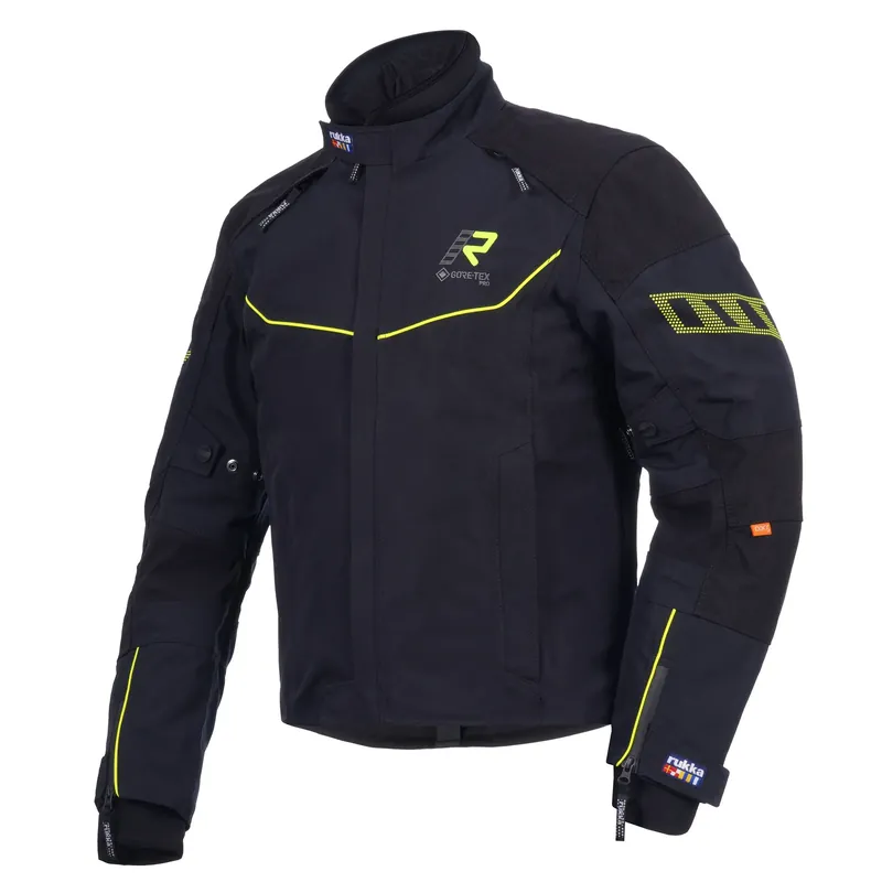Rukka Armagate Jacket Black Yellow 994 Direct Verzonden