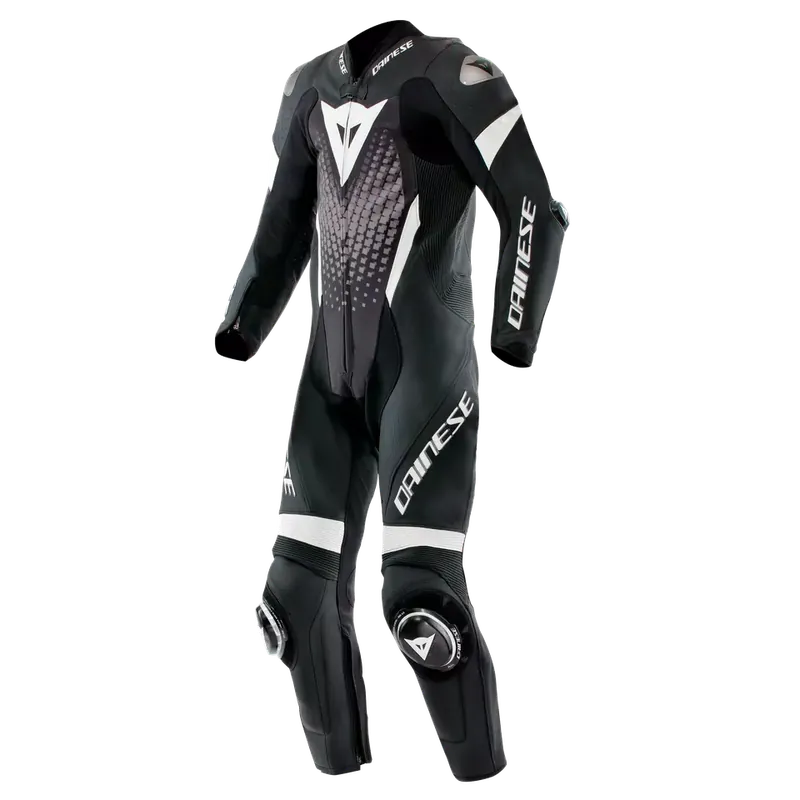 Hete Deal Dainese Laguna Seca 6 Perforated 1pc Suit Short/Tall Black White Anthracite F13