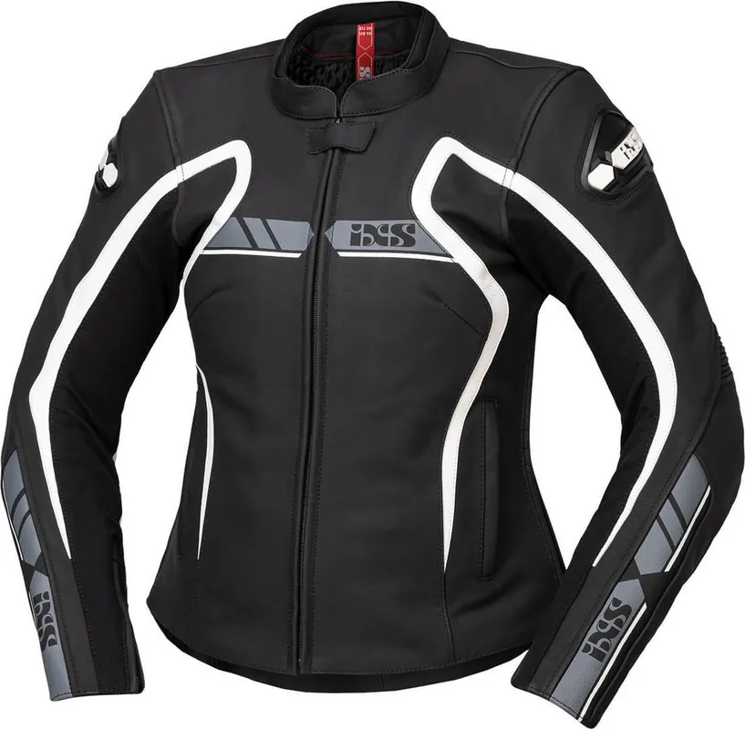 Gecertificeerd IXS Sports LD RS 600 1.0 Jacket Ladies Black Grey White 391