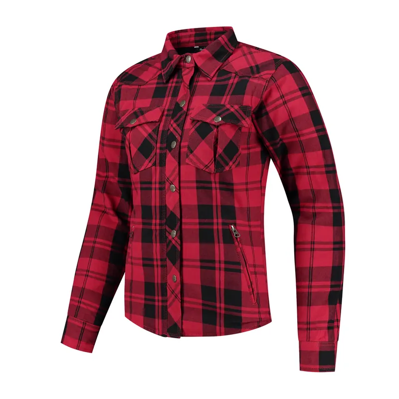 Aanbieding Rusty Stitches Liss Jacket Black Red