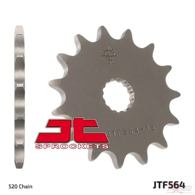 Lage Kosten JT Voortandwiel standaard yamaha yz 125 88-04 12