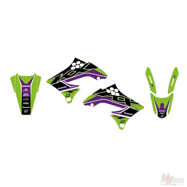 Blackbird stickerset dream 5 kawasaki kxf 450 09-11 Laatste Kans
