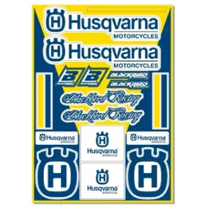 Weekendaanbieding Blackbird universeel stickervel pvc husqvarna