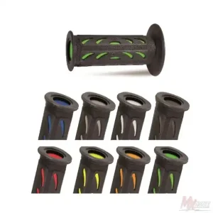 Meest Verkocht Progrip 724 dual density sportbike Handvatten open Geel/Zwart