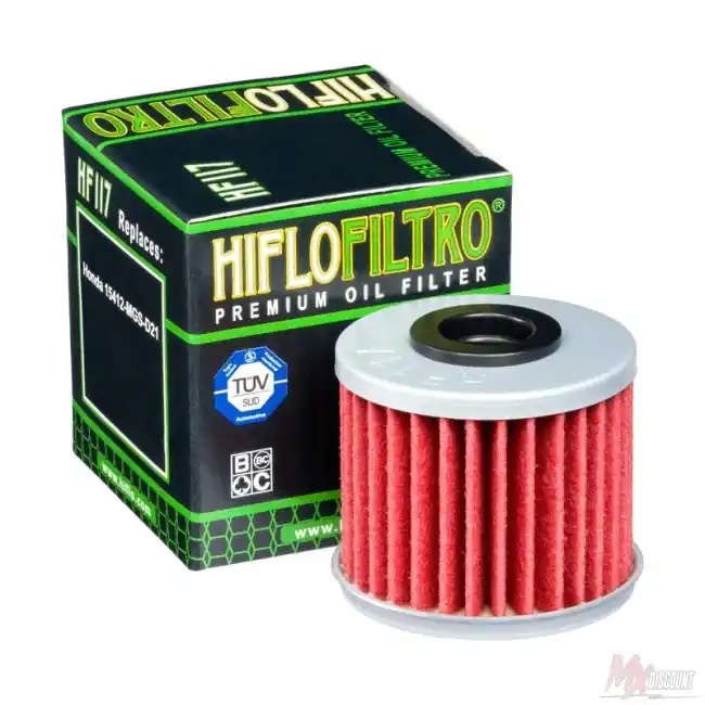 HifloFiltro Oliefilter HF117 versnellingsbak honda crf1000/1100 africa twin Goedkoop