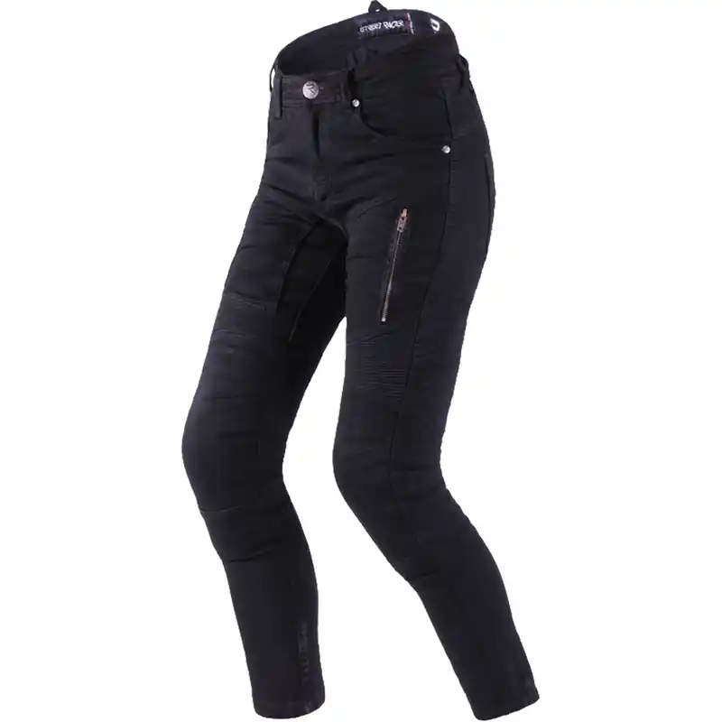 Weekendaanbieding Damesjeans Street Racer Stretch II Slim fit CE zwart W24/L31