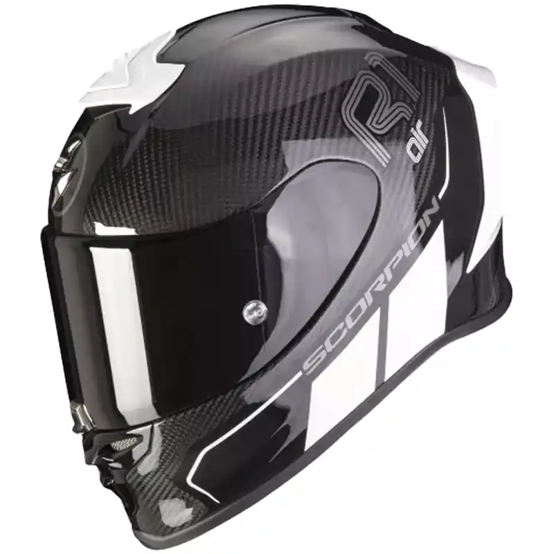 Aanbieding Integraalhelm Scorpion EXO-R1 Carbon Air Corpus II zwart-wit