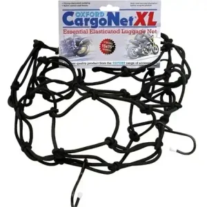Dagaanbieding Flexibel bagagenet voor motorfietsen Oxford XL 43x43 cm