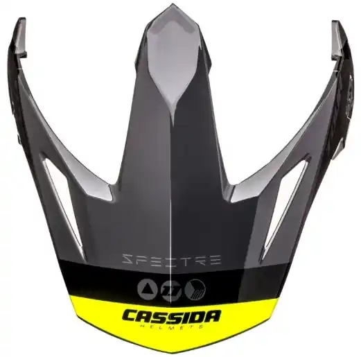 Cassida Tour 1.1 Spectre helmvizier zwart-grijs-fluogeel Flitsaanbieding