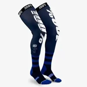 Goedkoop Kniehoge sokken 100%-USA REV blauw en wit