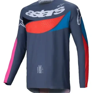 Alpinestars Techstar Dreem motorcross trui grijs-multicolor Speciale Aanbieding
