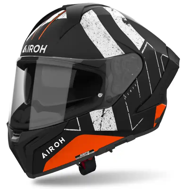 Aanbieding Integraal motorhelm Airoh MATRYX Scope mat oranje