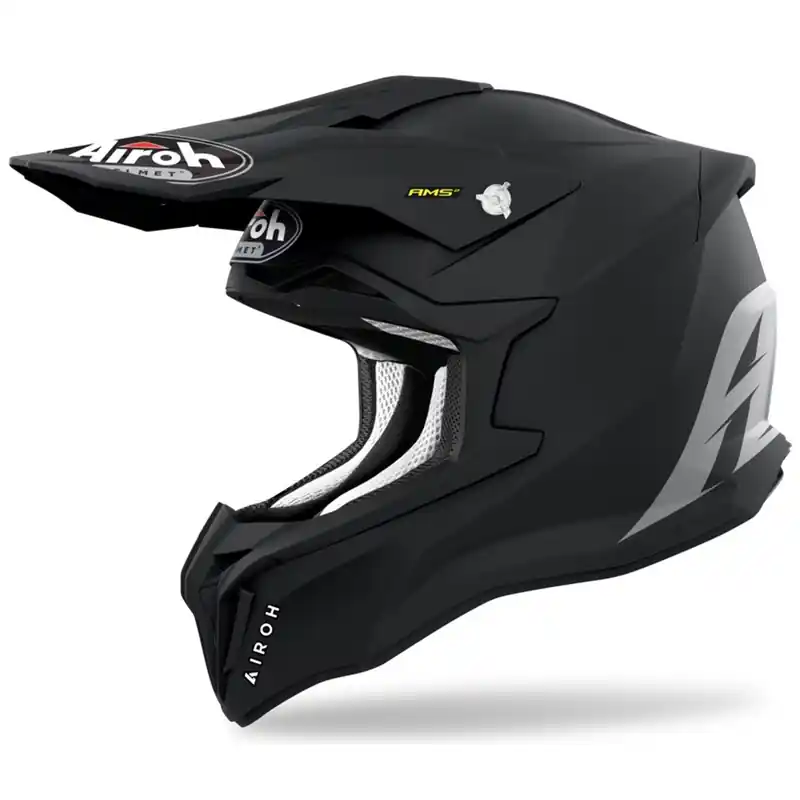 Actieprijs Motorcrosshelm Airoh Strycker Kleur mat zwart uitverkoop