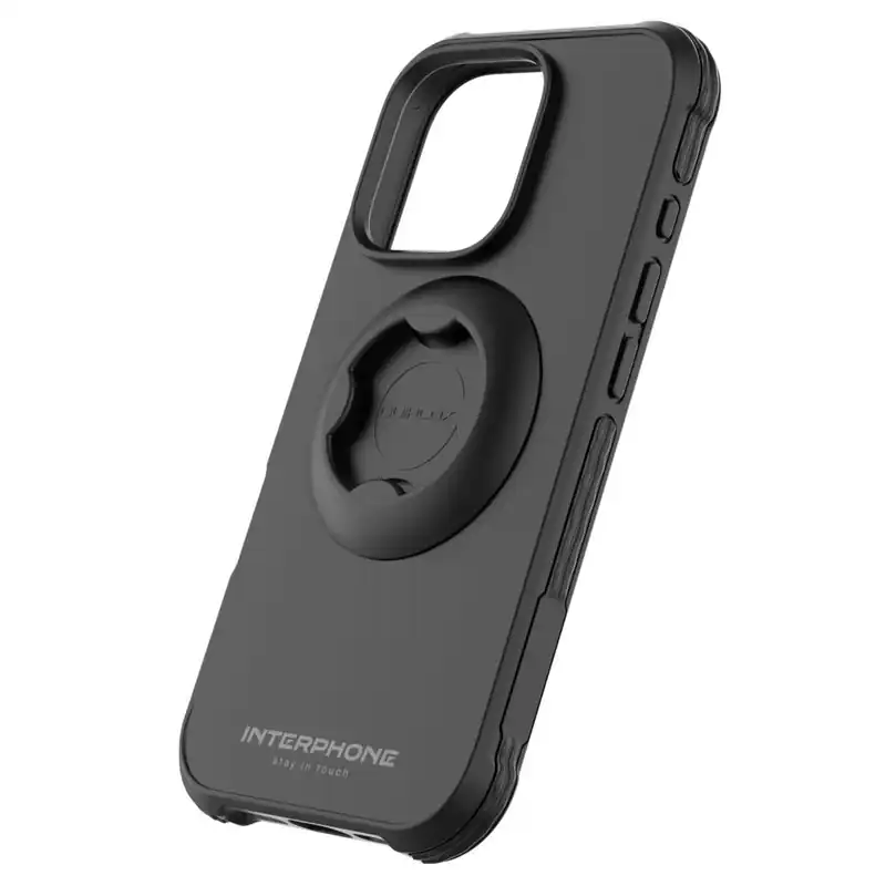 Beschermhoes Interphone QUIKLOX Tetraforce voor Apple iPhone 16 Pro zwart Beste Prijs