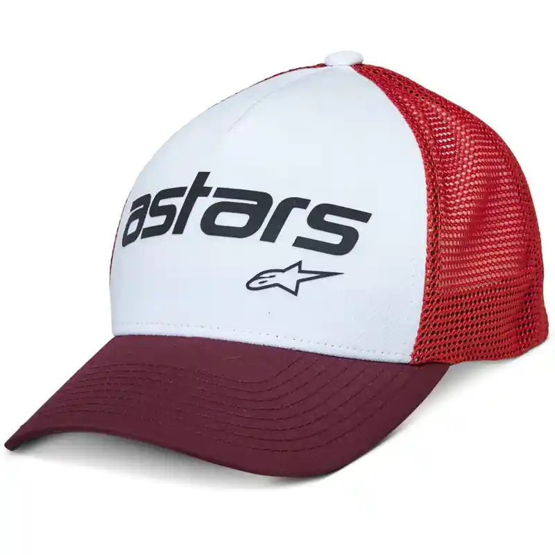 Alleen Vandaag Alpinestars Vital Trucker pet wit-bruin-rood-oranje