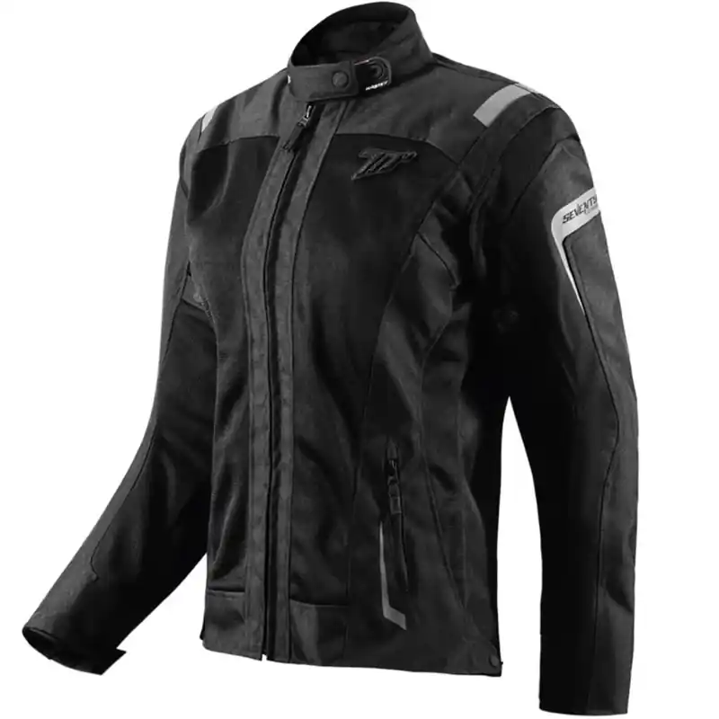 Actieprijs Dames motorjas Seventy Degrees SD-JT68 Sahara zwart XS