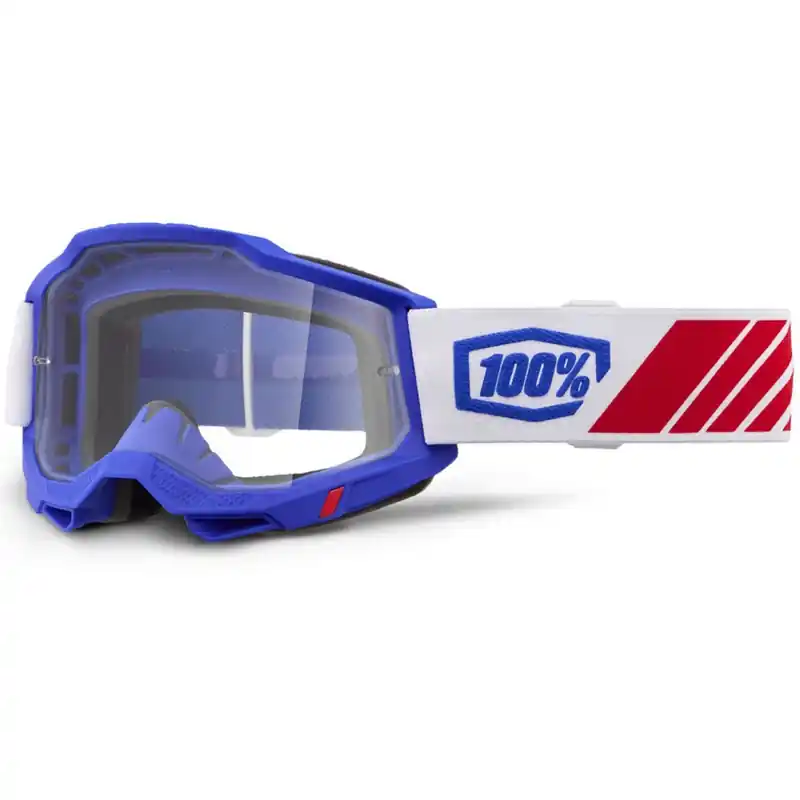 100% Accuri 2 Kolby crossbril met helder plexiglas Premium