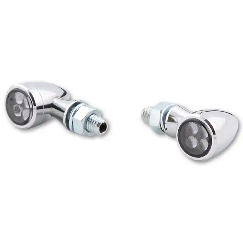 Goedkoop Motorfiets richtingaanwijzers Highsider Smart Sixteen Bullet LED chroom