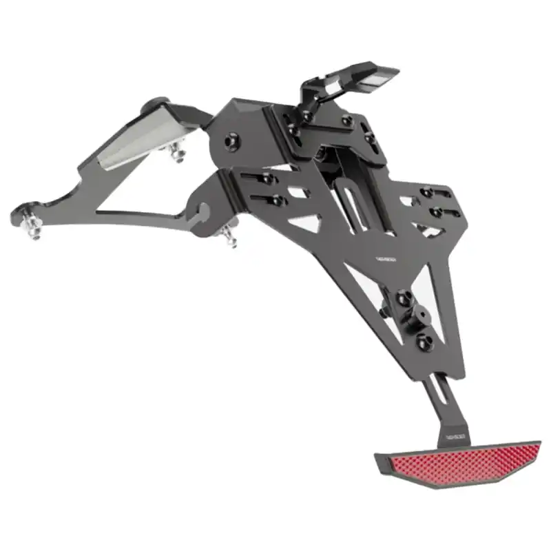 Kentekenplaathouder met verlichting Highsider Akron RS PRO Kawasaki Z750, Z1000 zwart Aanbieding