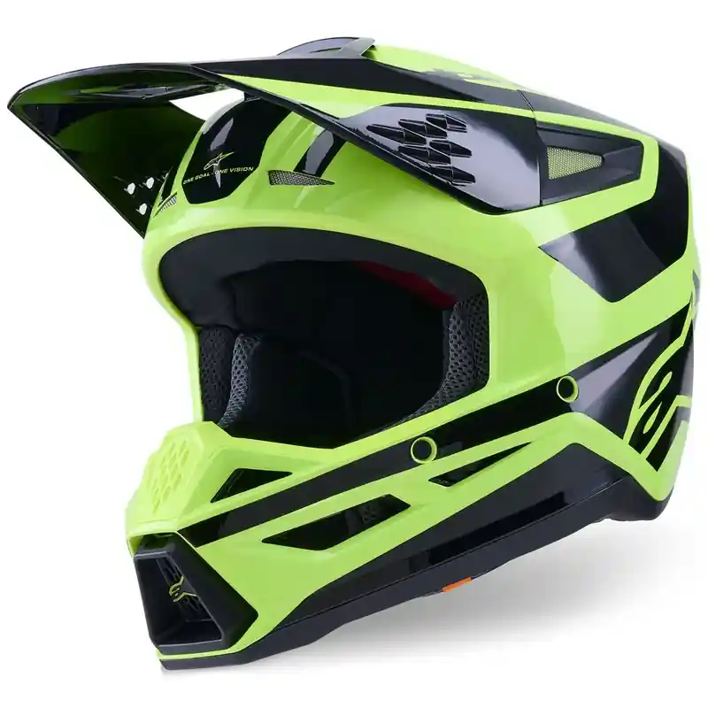 Alpinestars S-M3 Heat crosshelm fluo geel-zwart XS Express Levering