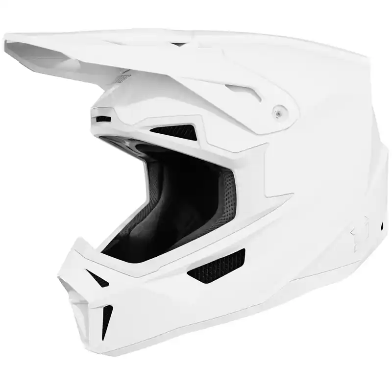 Dagaanbieding Motocrosshelm Shot Lite Solid glanzend wit XS