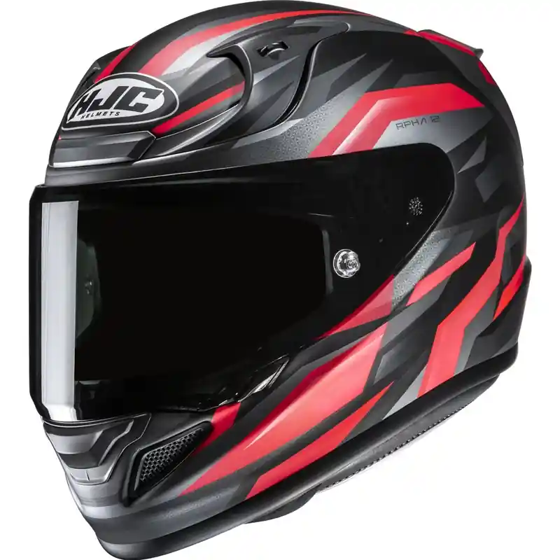 HJC RPHA 12 Dravix MC1SF integraal motorhelm zwart-rood XS Favoriet
