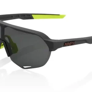 Zonnebril 100% S2 Soft Tact Cool Grey (gerookt glas) Laatste Kans