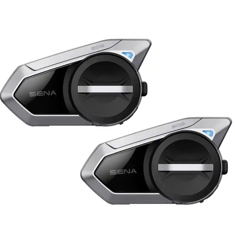 Set van 2 Bluetooth headset handsfree SENA 50S Lage Kosten
