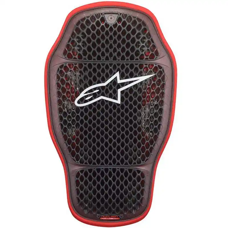 Gecertificeerd Alpinestars Nucleon KR-1 CELLi CE 2 rugbeschermer transparant-grijs-rood S
