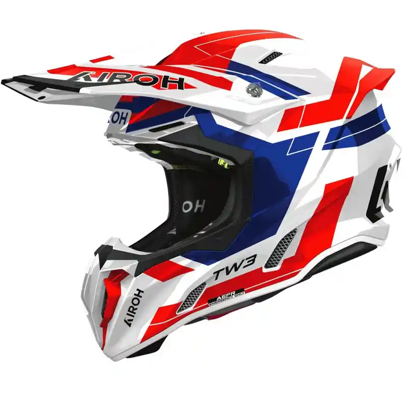 Fabrieksprijs Crosshelm Airoh Twist 3 Dynasty glanzend blauw-rood XS