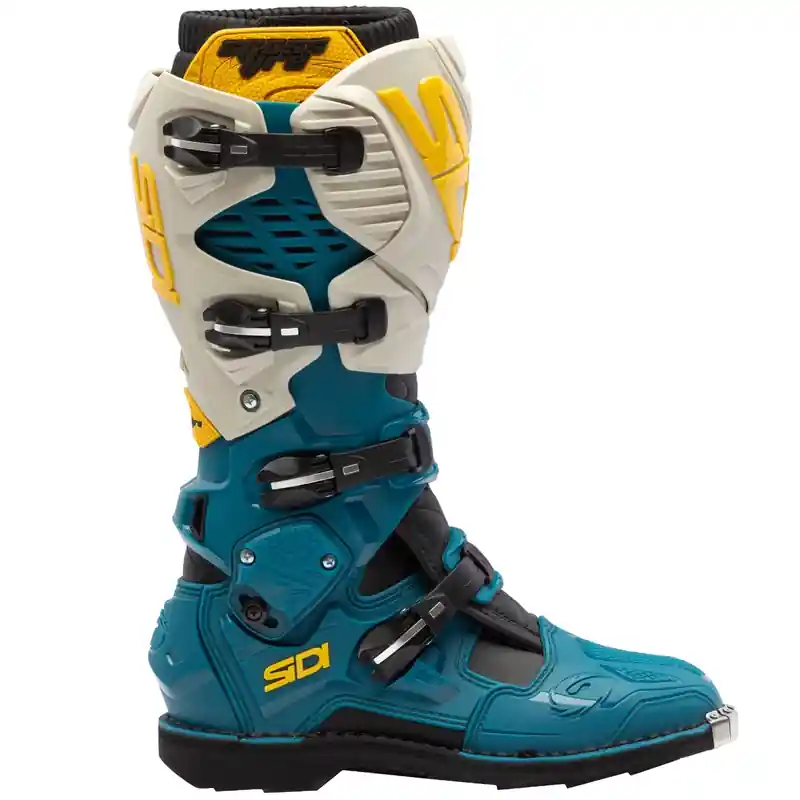 SiDi Crossfire 3 motorlaarzen beige-blauw Gecertificeerd