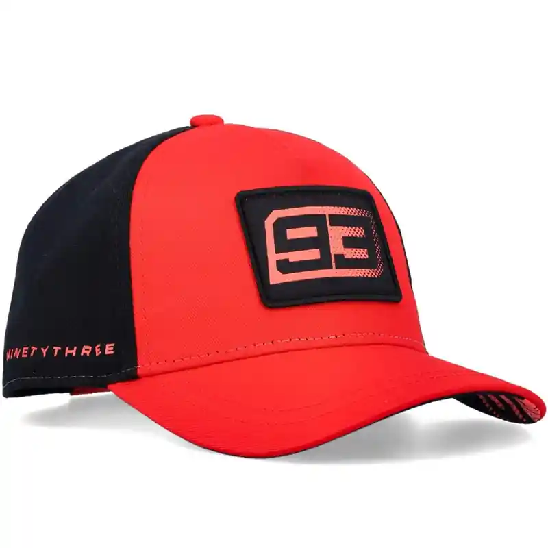 Rechtstreeks Van De Fabrikant Kinderpet Ducati Marc Marquez Baseball 93 Patch zwart-rood