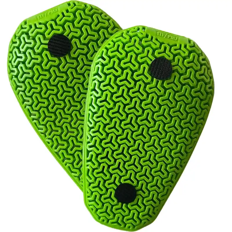 Motorfiets kniebeschermers PMJ B-SOFT Unisex groen uitverkoop Uitverkoop