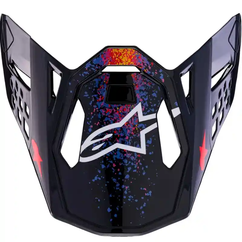 Alpinestars Supertech S-M10 limited edition Black Hole motorhelmvizier, zwart van kleur. Nu Kopen