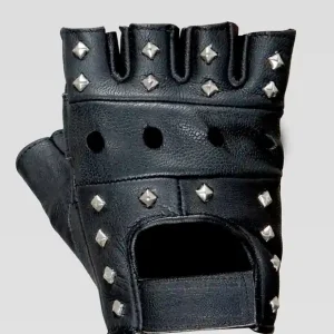 Bezprstové rukavice s cvoky ForBikers Custom Actieprijs
