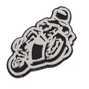 3D Sticker Fietser Bestel Nu