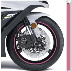 Veilige Betaling Reflecterend velglint Print roze