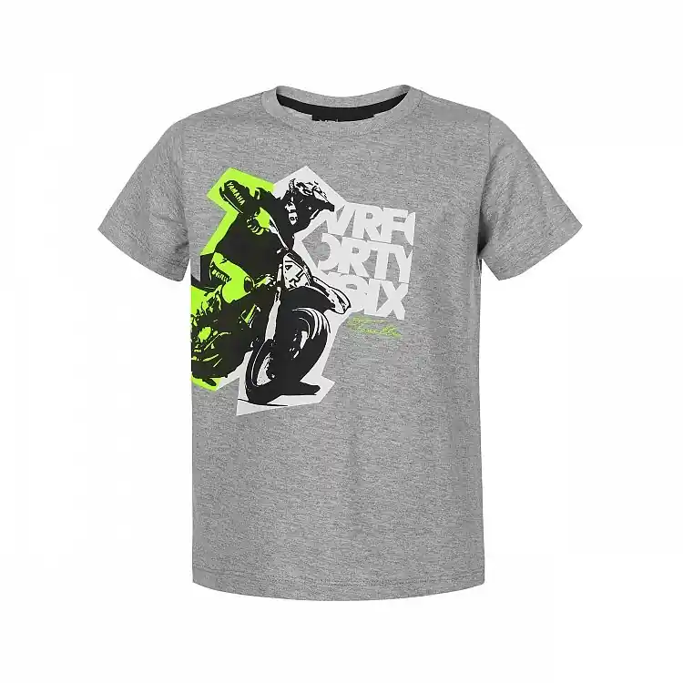 Actieprijs Dětské triko VR46 Valentino Rossi šedé