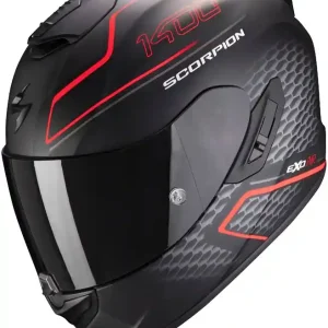 Aanbieding Integrální přilba Scorpion EXO-1400 Air Galaxy černo-fluo červená výprodej