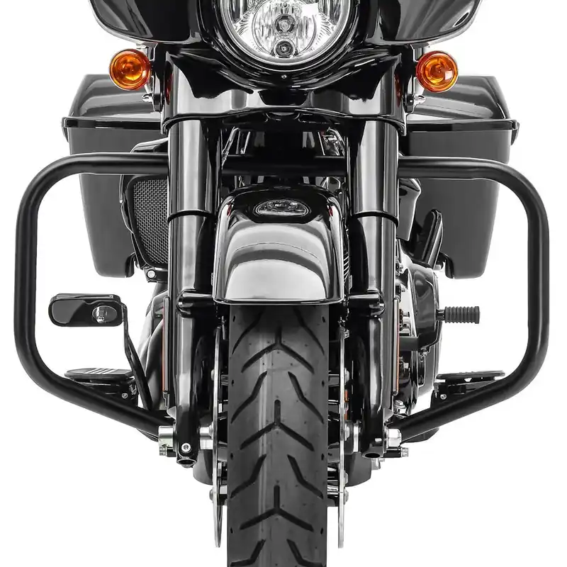 Gecertificeerd Valbeugels passend voor Harley Davidson Touring 09-26 Craftride TR2 zwart