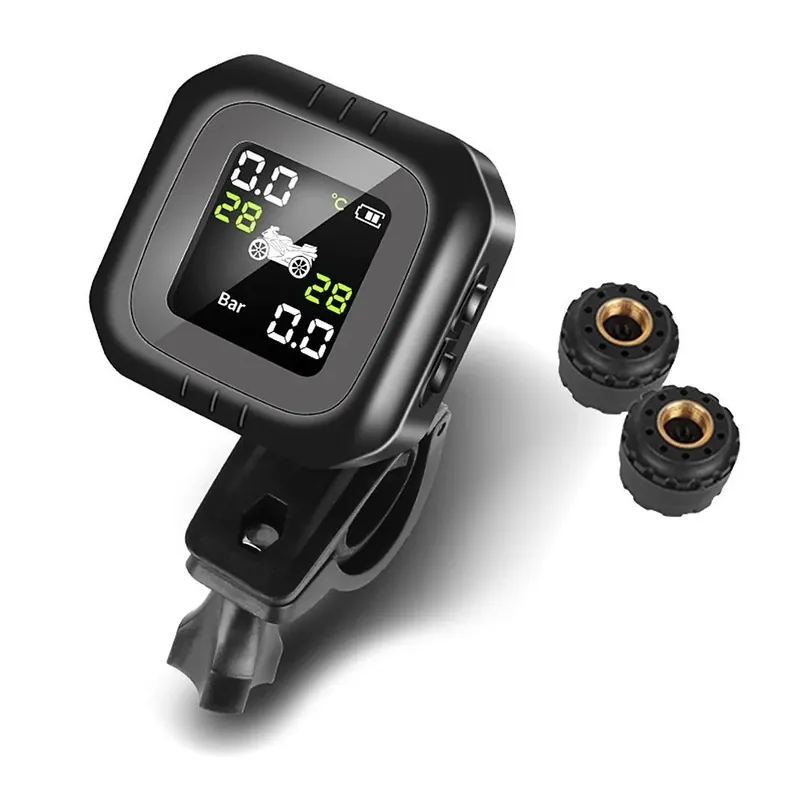 Superprijs TPMS bandenspanningscontrolesysteem met temperatuurmeter / bandenspanningsmeter