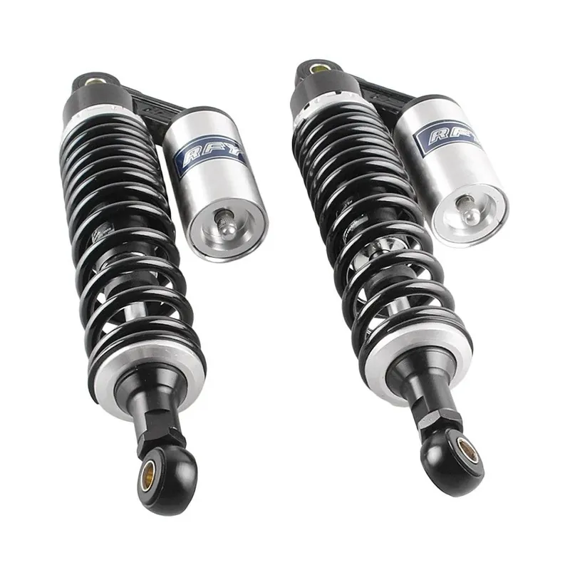 Motor schokbrekers achter 340mm schokdempers universeel Zaddox RS2 zwart-zilver Hete Deal