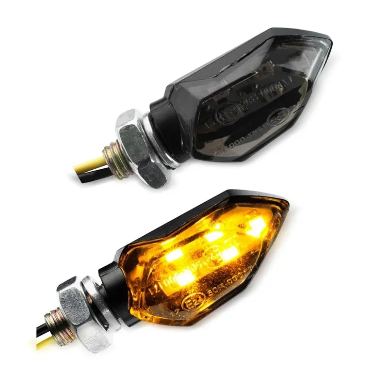 Flitsaanbieding Knipperlichten LED / Richtingaanwijzers universal TX12 2 stuk getint zwart