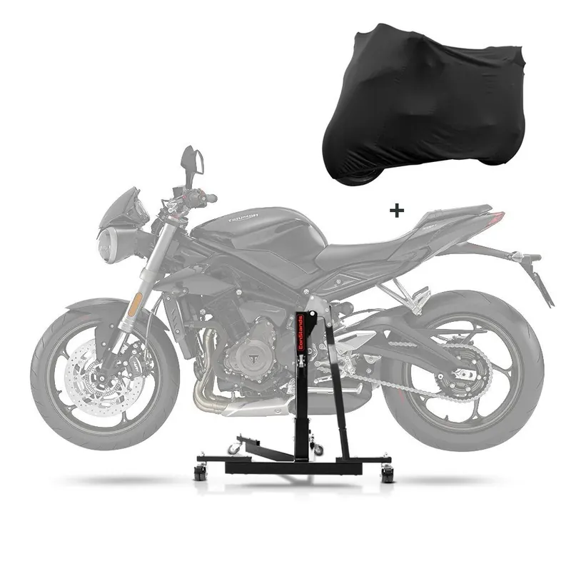 Center PaddockStand compatibel met Kawasaki Z 900 17-26 ConStands Power Evo + Motorhoes voor binnen Alleen Vandaag