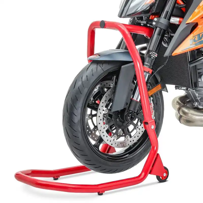 Shop Nu Stuurkopsteun Paddock Stand V4 compatibel met KTM 1290 Super Duke GT 16-24 rood
