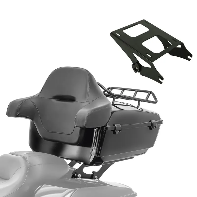 Betaalbaar Set Topkoffer King voor Harley Davidson Low Rider 18-26 met Topcase Drager en Docking-Kit Craftride KP22