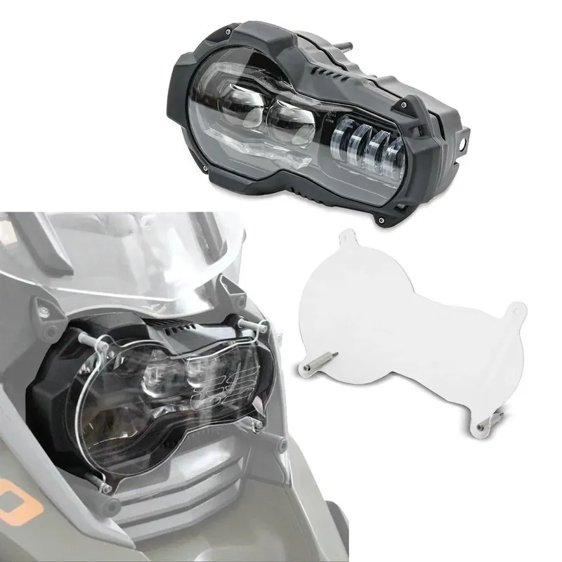 Snelle Levering Koplampbeschermer + LED Koplamp compatibel met BMW R 1200 GS / Adventure 04-13 Lumitecs QL2