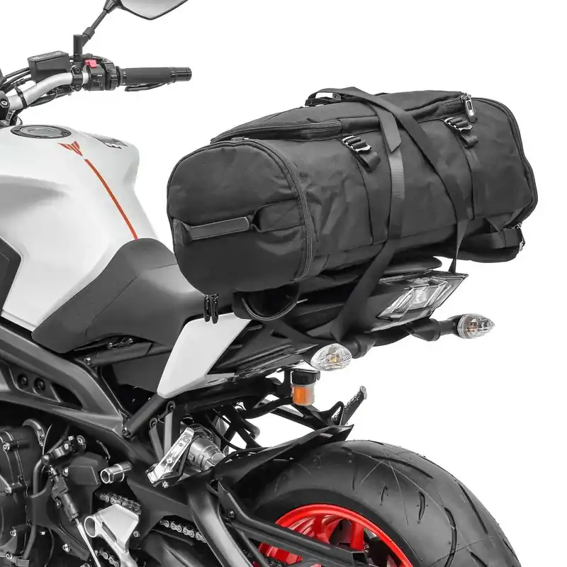 Motor rugzak Bagtecs RG4 bagagerol incl. spanbanden 35Ltr in zwart Bestel Nu