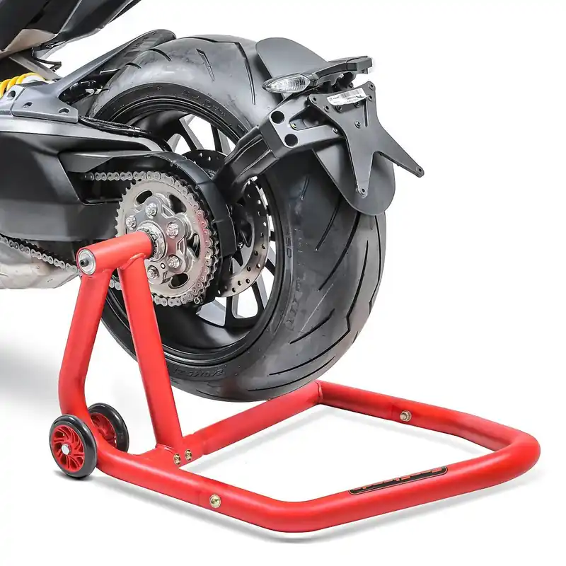 Veilige Betaling Paddock stand achter Monobrug compatibel met Ducati Panigale V2 20-24 ConStands Single-One rood