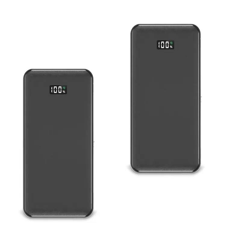 2x Powerbank 10000mah Lumitecs PV1 Oplader met Quick Charge USB C Discount Set Speciale Aanbieding